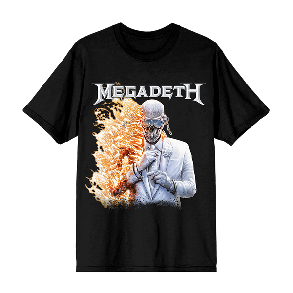 Megadeth Flame Vic Black Tee (EU)