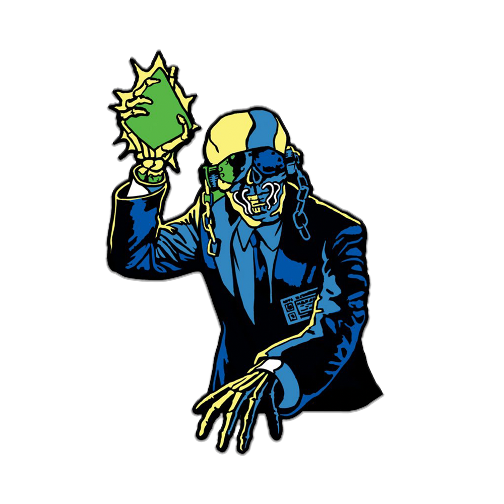 Rust In Peace Enamel Pin