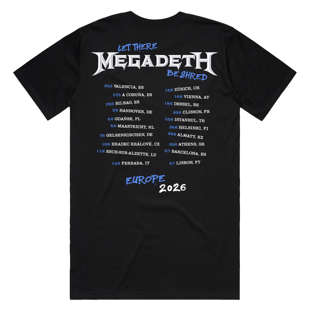 Megadeth EU Itin Tee